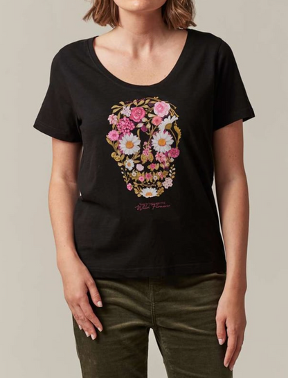 Deeluxe Tee-shirt FLOWERSKULL