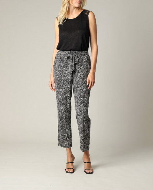 Deeluxe Pantalon femme imprimé animalier EDELINE