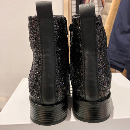 Rhinestone ankle boots