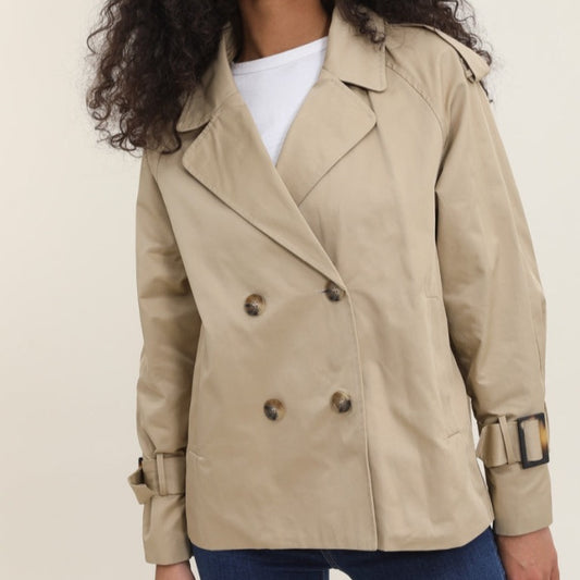 Short trench coat