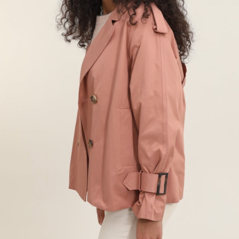 Short trench coat