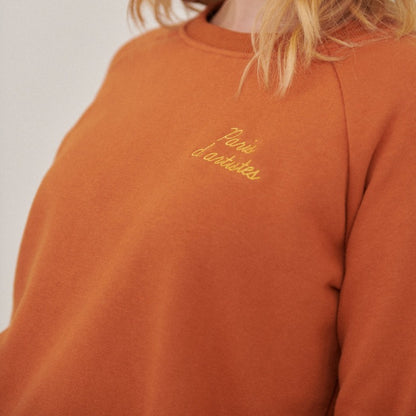 Paris-Sweatshirt des Künstlers Terracotta